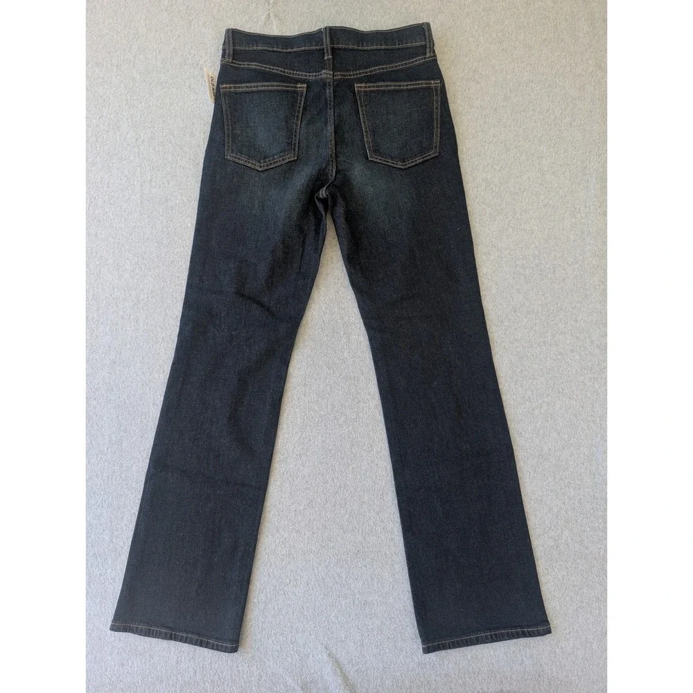 Old Navy Mens Built-In Flex Boot-Cut Jeans Dark Wash Size 16 1186 NWT